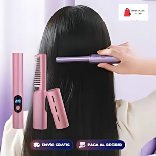 CEPILLO 2 EN 1 PORTÁTIL ¡50% OFF! - TÚ SECRETO DE BELLEZA GUARDADO EN TU CARTERA