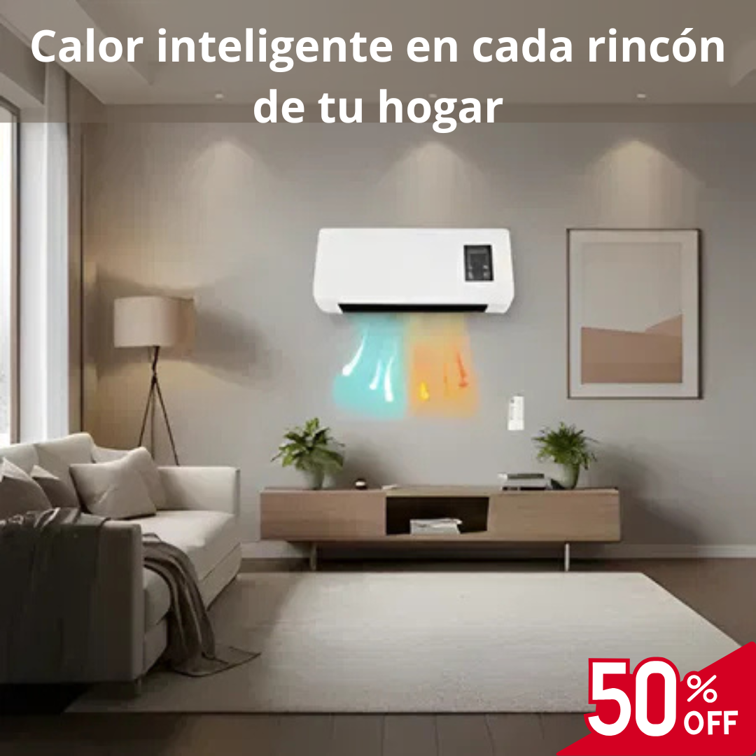 Calefactor Inteligente para Pared: Calienta Rápido y Ahorras Energía