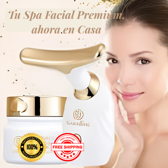 AuraLift Spa Kit - Kit Rejuvenecedor Facial Premium - Tu Piel Tersa en Minutos