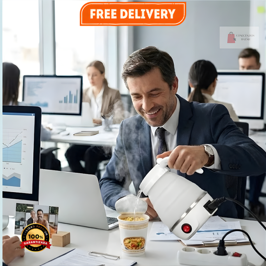 Hervidor Eléctrico Plegable 600 ml - Agua Caliente Donde Quieras