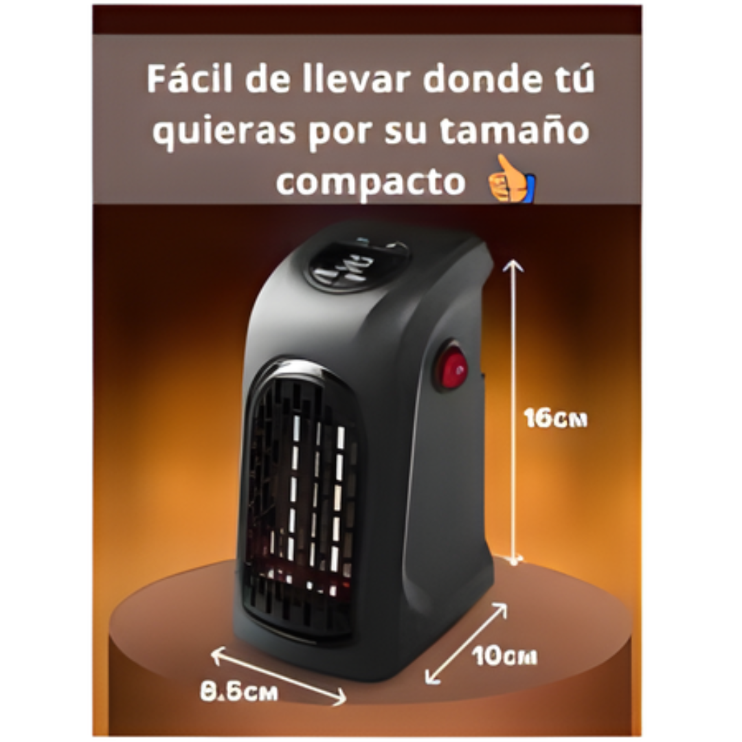 Calefactor Portátil Compacto - Calor Inmediato donde lo Necesitas