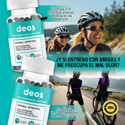 DEOS 30 CÁPSULAS - Olvídate del Mal Olor Eliminándolo desde el Interior