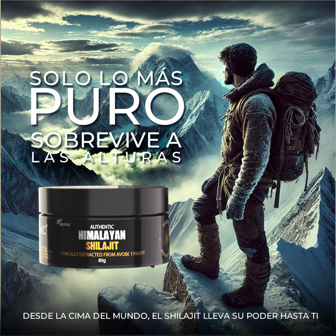 SHILAJIT ORIGINAL HIMALAYA - Vitalidad, Fuerza y Potencia que hará sentirte Poderoso