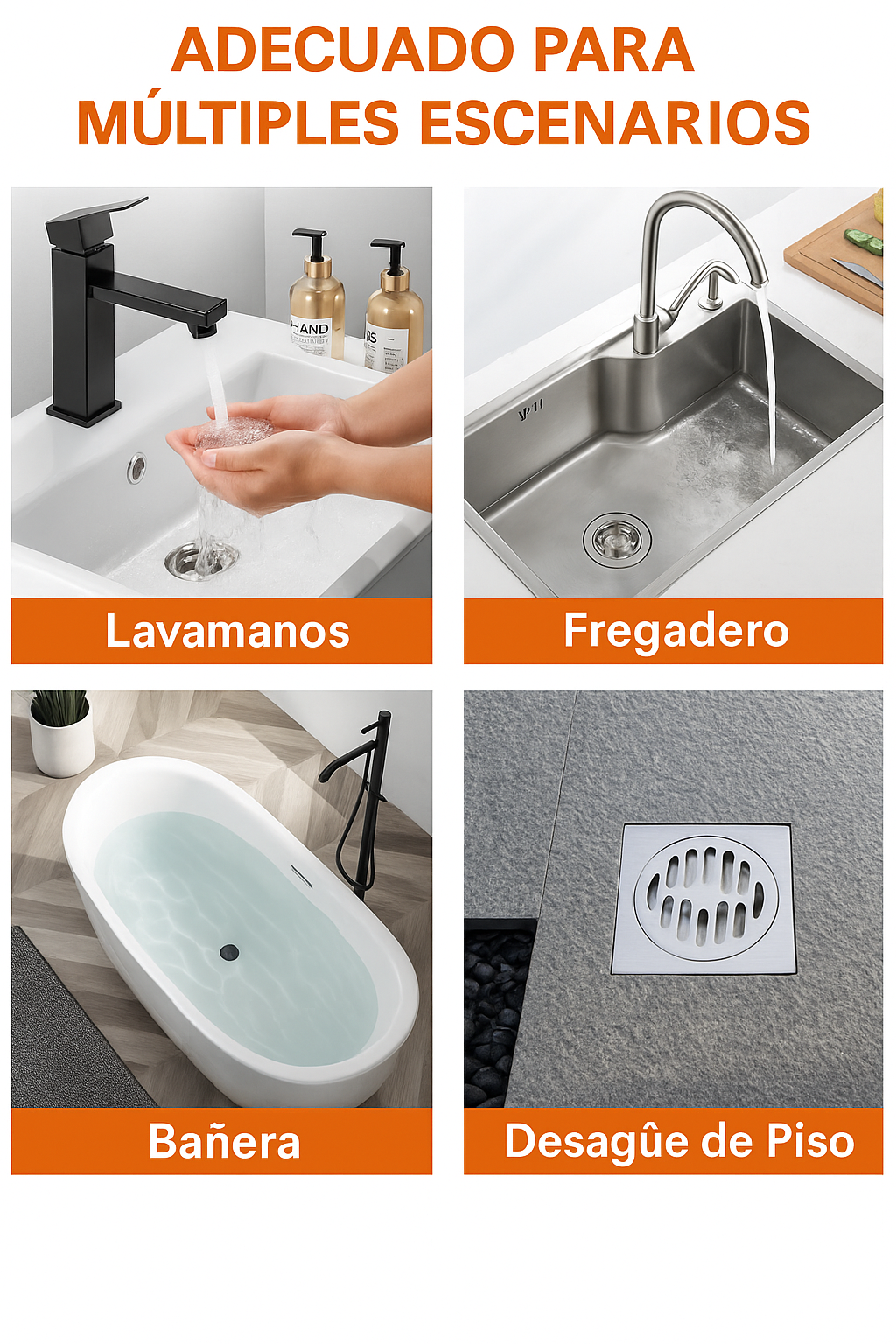 DRENACLEAN - EVITA ATASCOS Y PROTEGE TUS DESAGÜES - OFERTA 50% OFF - POCAS UNIDADES