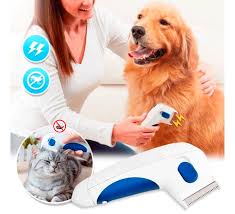 Cepillo Peine Eléctrico Mata Pulgas - Cuida la Salud de tu Mascota con Alta Tecnología