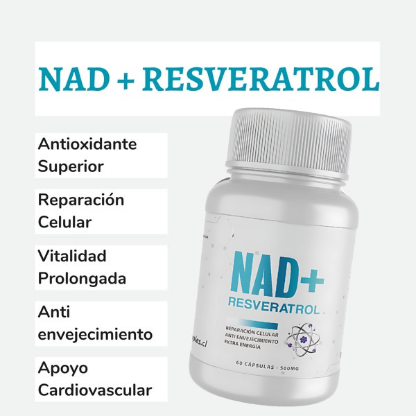 🔥 OFERTA 50% OFF - RECUPERA TU ENERGÍA Y JUVENTUD CELULAR CON NAD+ RESVERATROL