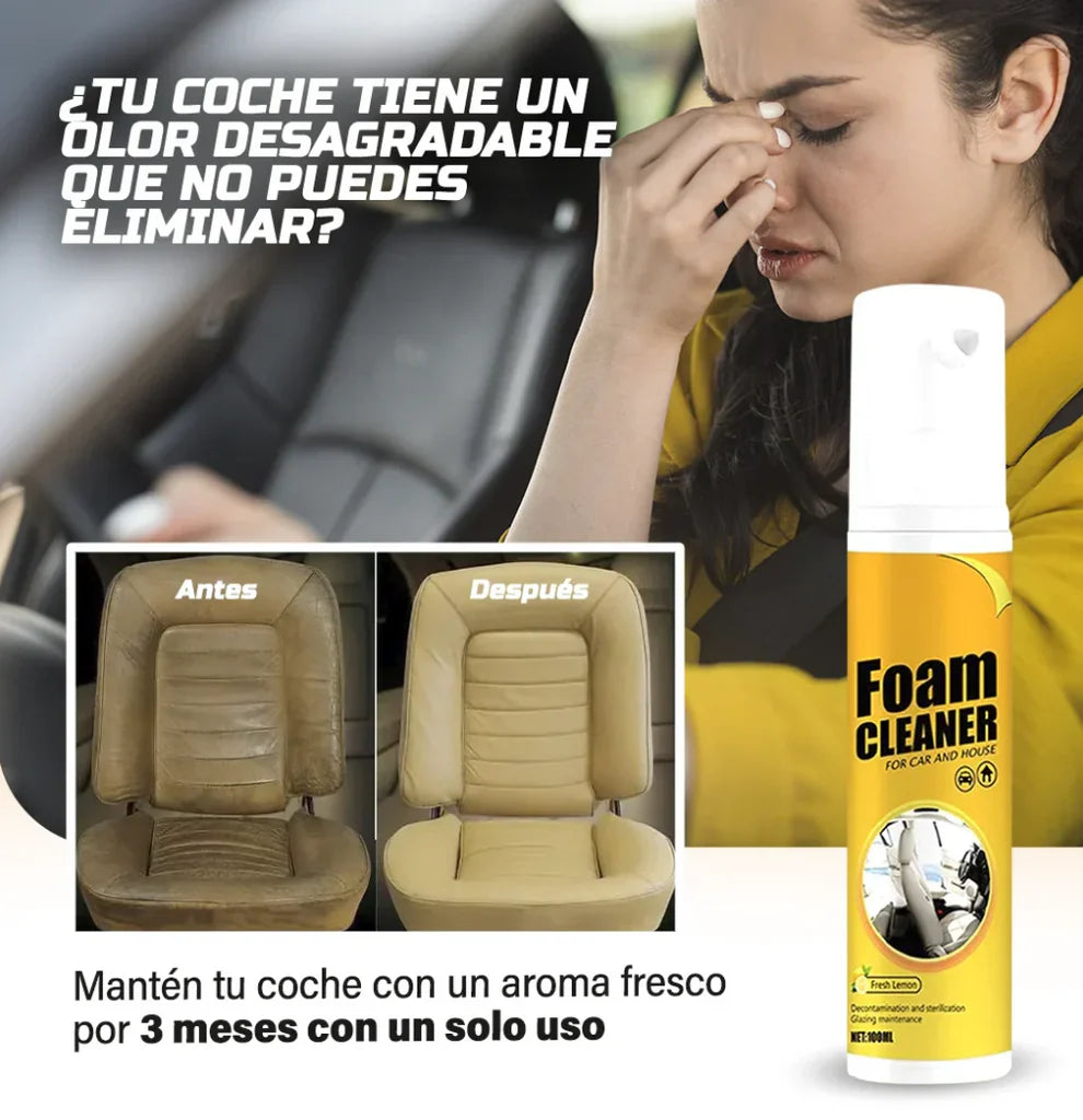 Pack X2 Foam Cleaner Spray - Solución Efectiva para las Manchas más Difíciles