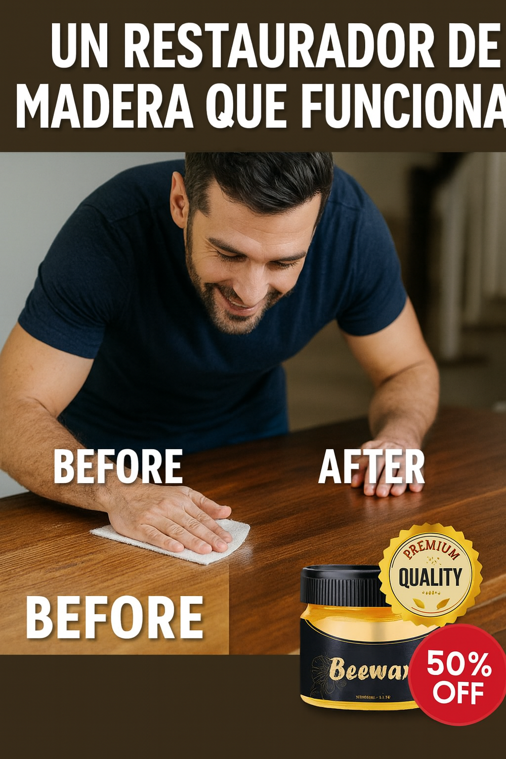 BEEWAX: Cera que restaura y protege tus muebles de madera