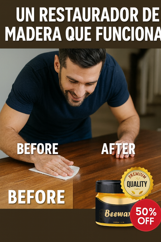 BEEWAX: Cera que restaura y protege tus muebles de madera
