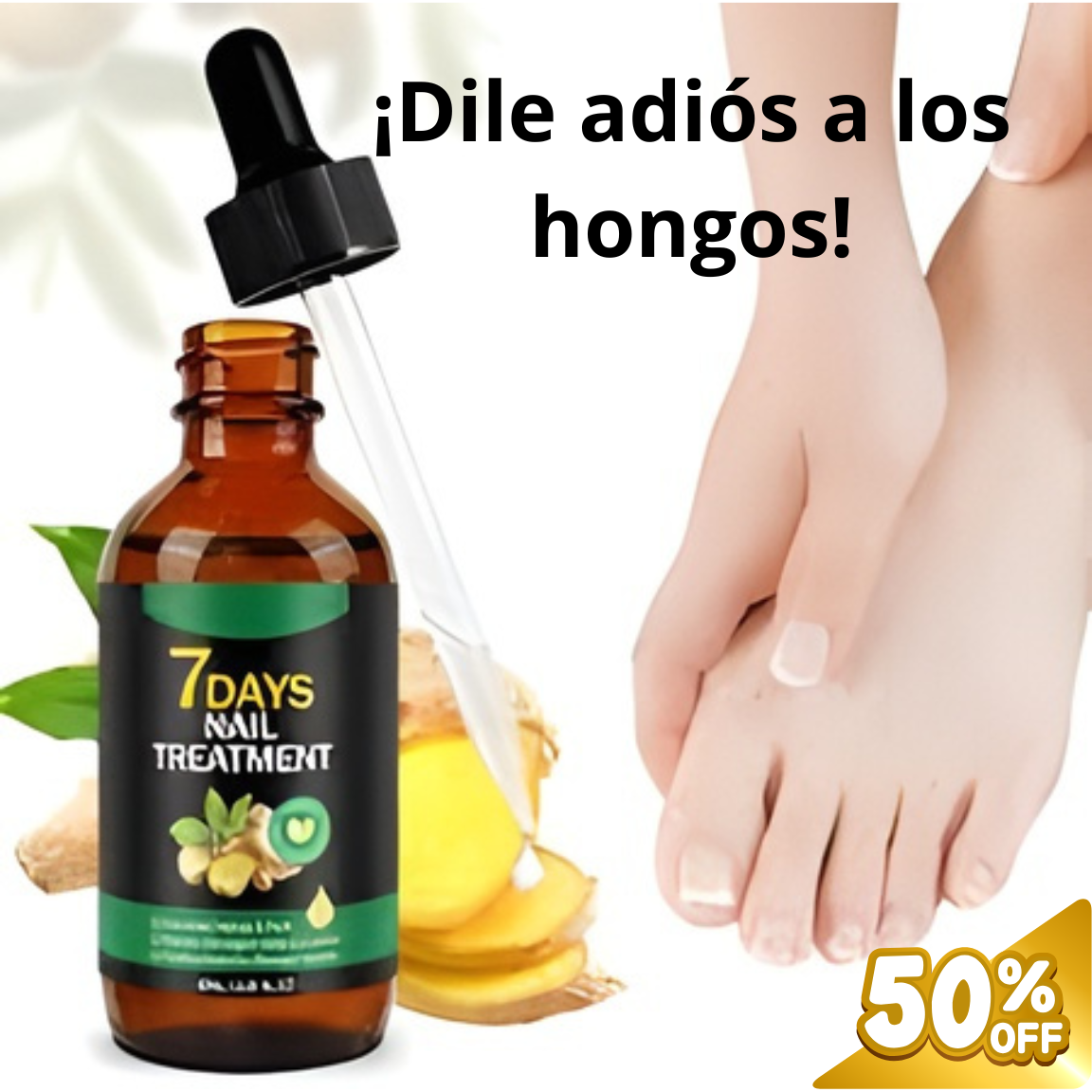 Sérum Antihongos King of Ginger - Devuelve la Salud a tus Pies
