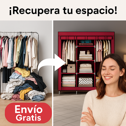 Clóset Organizador Viral – Más espacio, más orden, menos caos