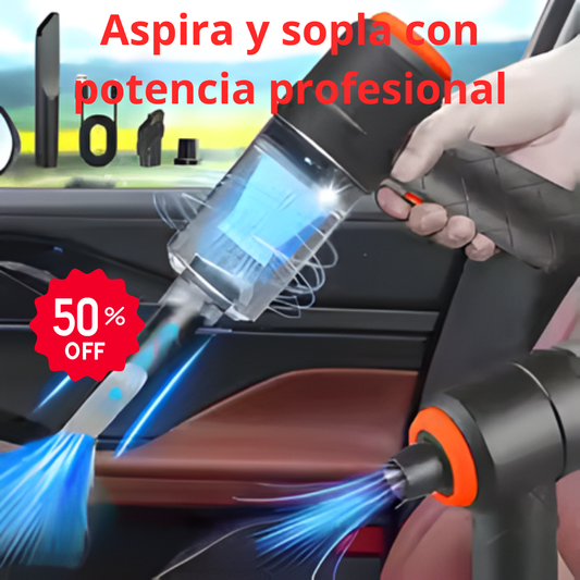 TurboClean Pocket™ – Mini Aspiradora 3 en 1 - ¡Adiós al polvo en cualquier rincón!